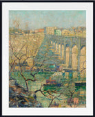 View of the Bridge, Ernest Lawson Fine Art Print