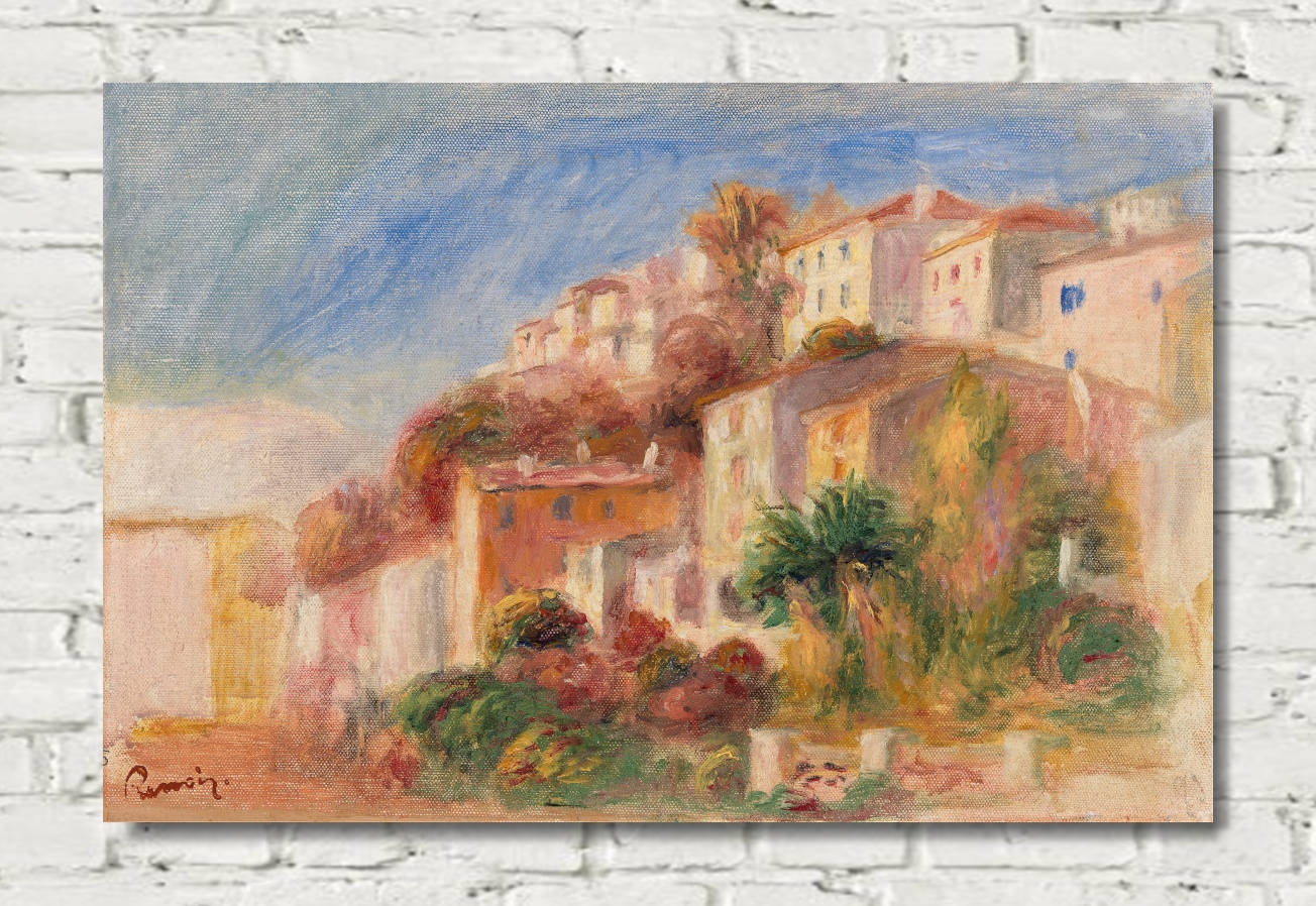 Renoir Print, View from the Garden of the Post Office, Cagnes (c. 1908)