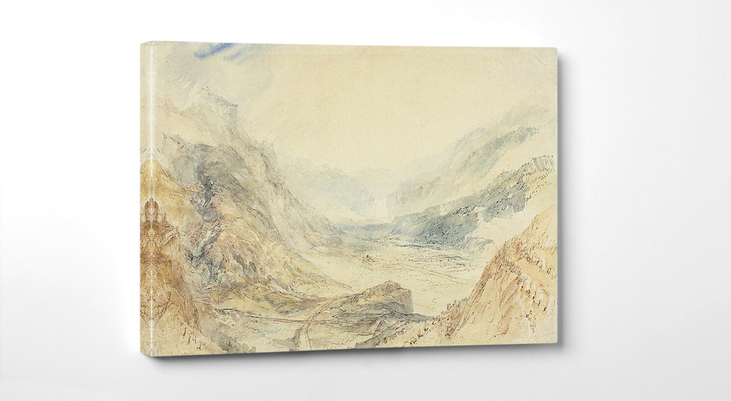 View in the St. Gotthard Pass, Switzerland (1842) by William Turner