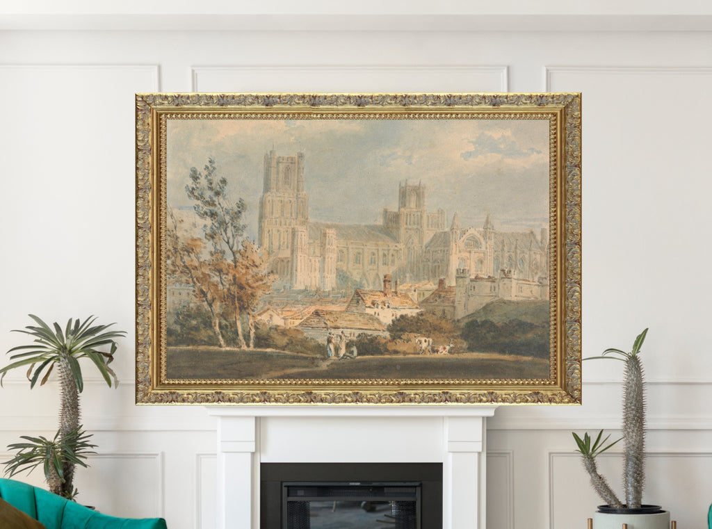 View of Ely Cathedral by William Turner