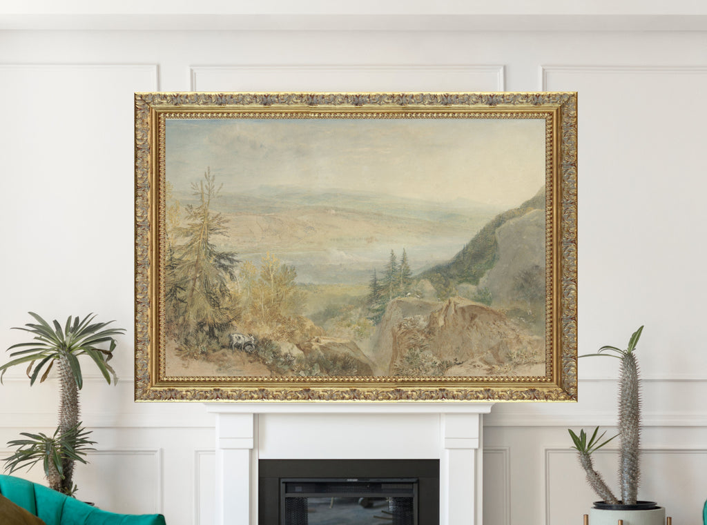 View of Farnley Hall in Yorkshire by William Turner