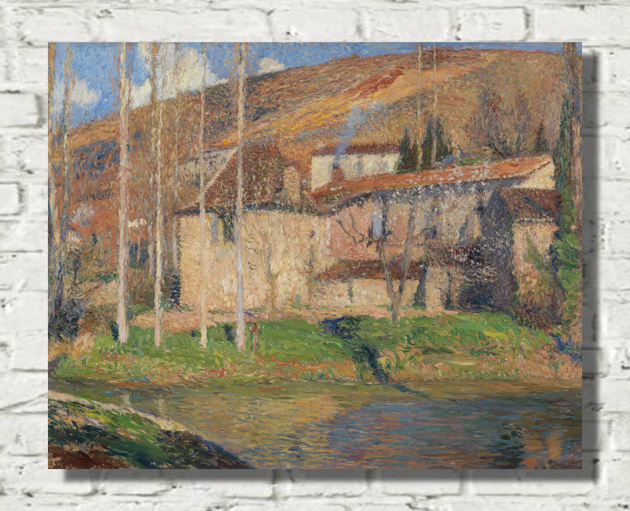 Henri Martin Print, View of Labastide-du-Vert (c 1910)