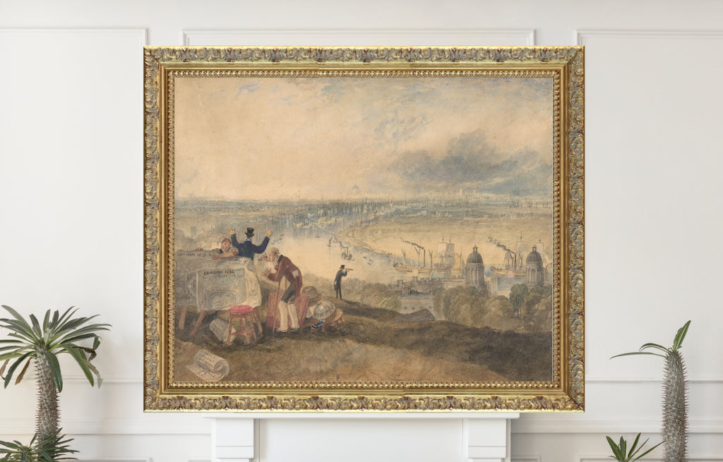 View of London from Greenwich (1825) by William Turner
