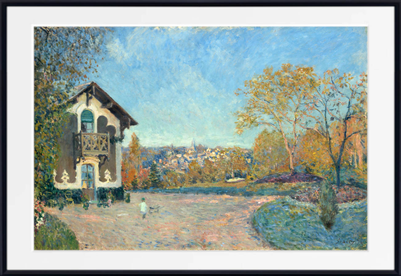 Alfred Sisley Print, View of Marly-le-Roi from Coeur-Volant (1876)