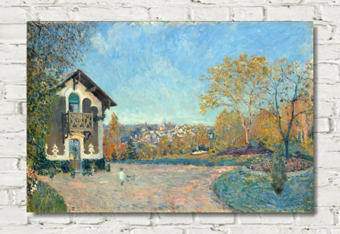 Alfred Sisley Print, View of Marly-le-Roi from Coeur-Volant (1876)