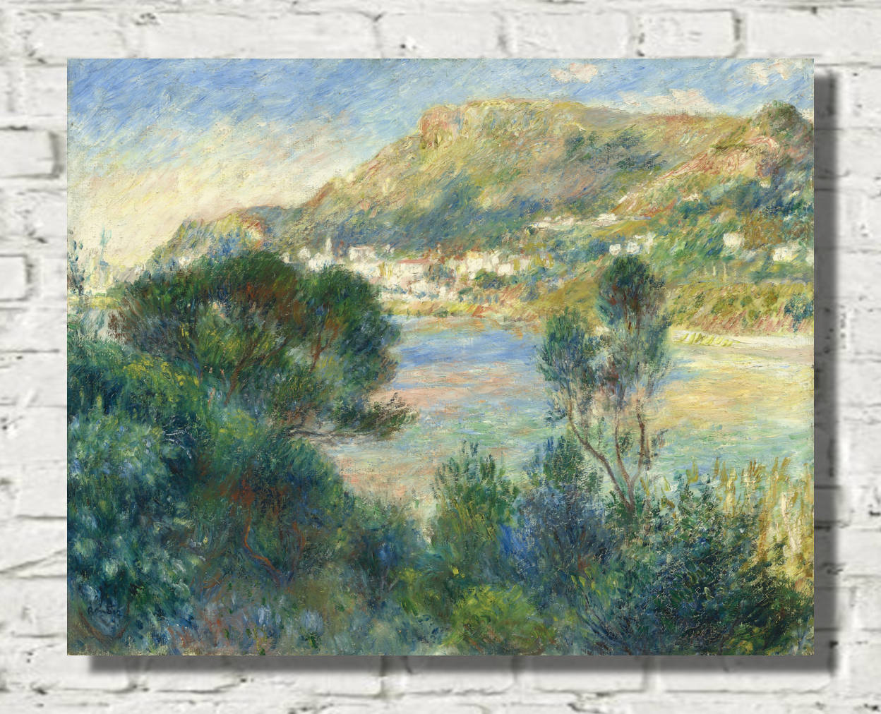 Renoir Print, View of Monte Carlo from Cap Martin (c. 1884)