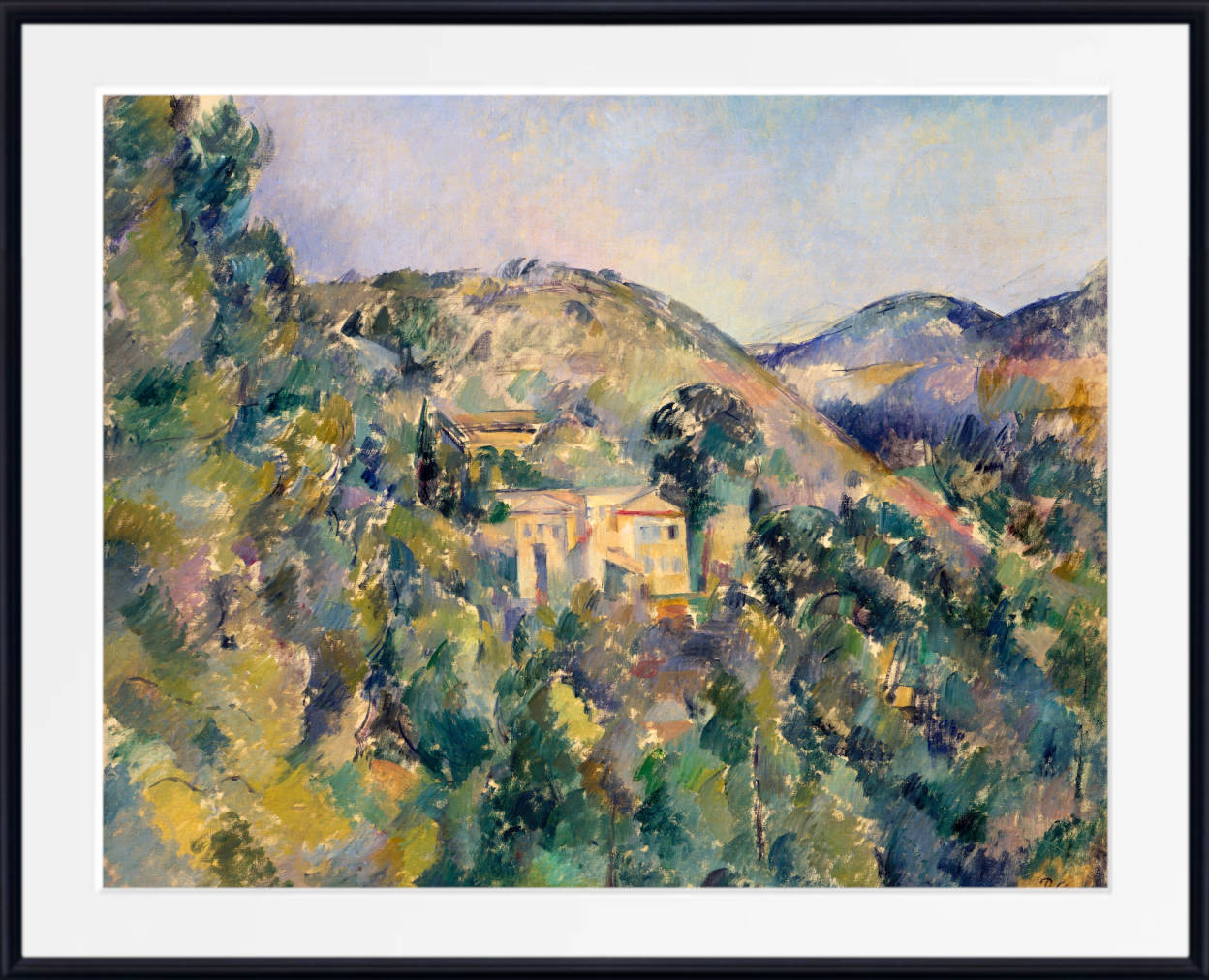 Paul Cézanne Print, View of the Domaine Saint-Joseph