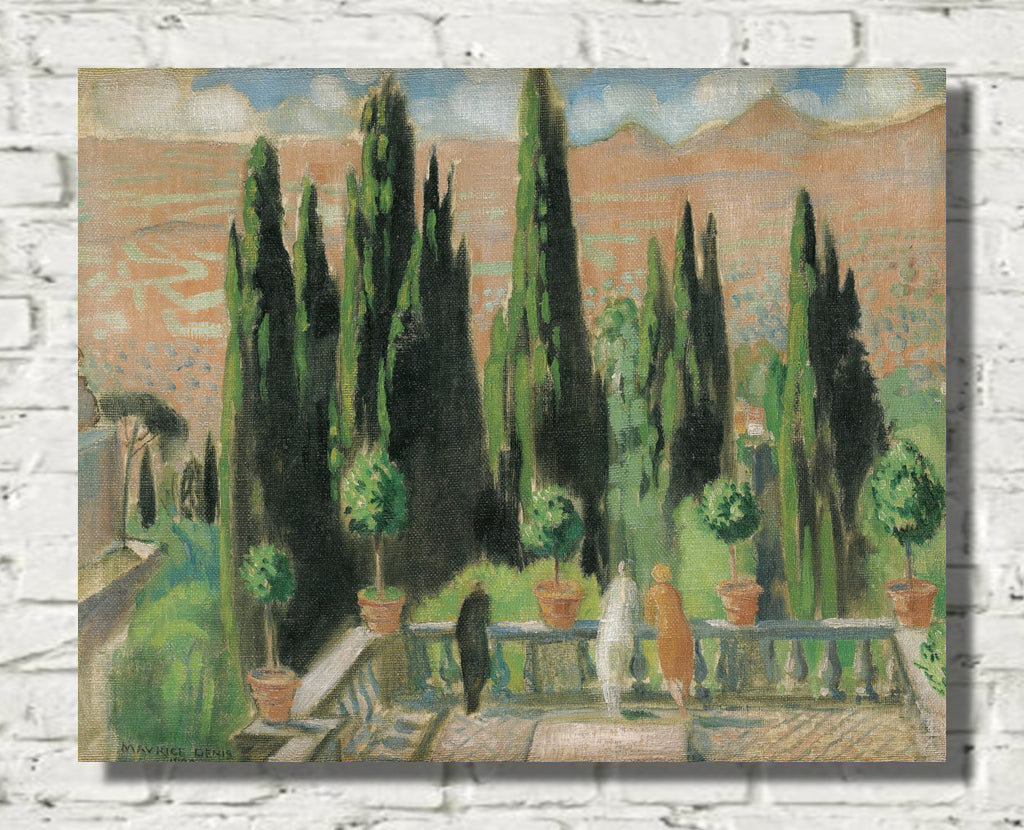 Villa D'este (1928) by Maurice Denis