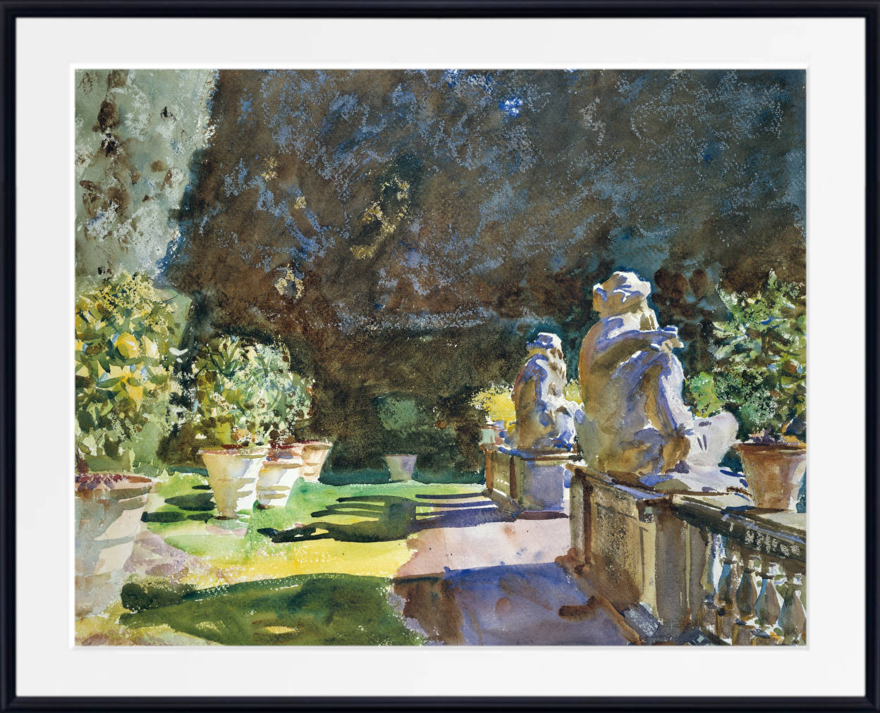 John Singer Sargent Print, Villa di Marlia, Lucca (1910)