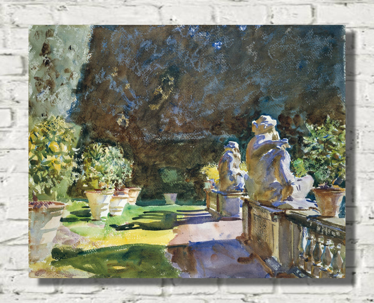 John Singer Sargent Print, Villa di Marlia, Lucca (1910)