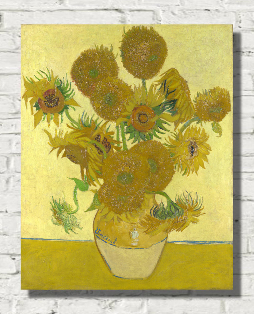 Still Life: Vase with Fourteen Sunflowers (1888), by Vincent van Gogh