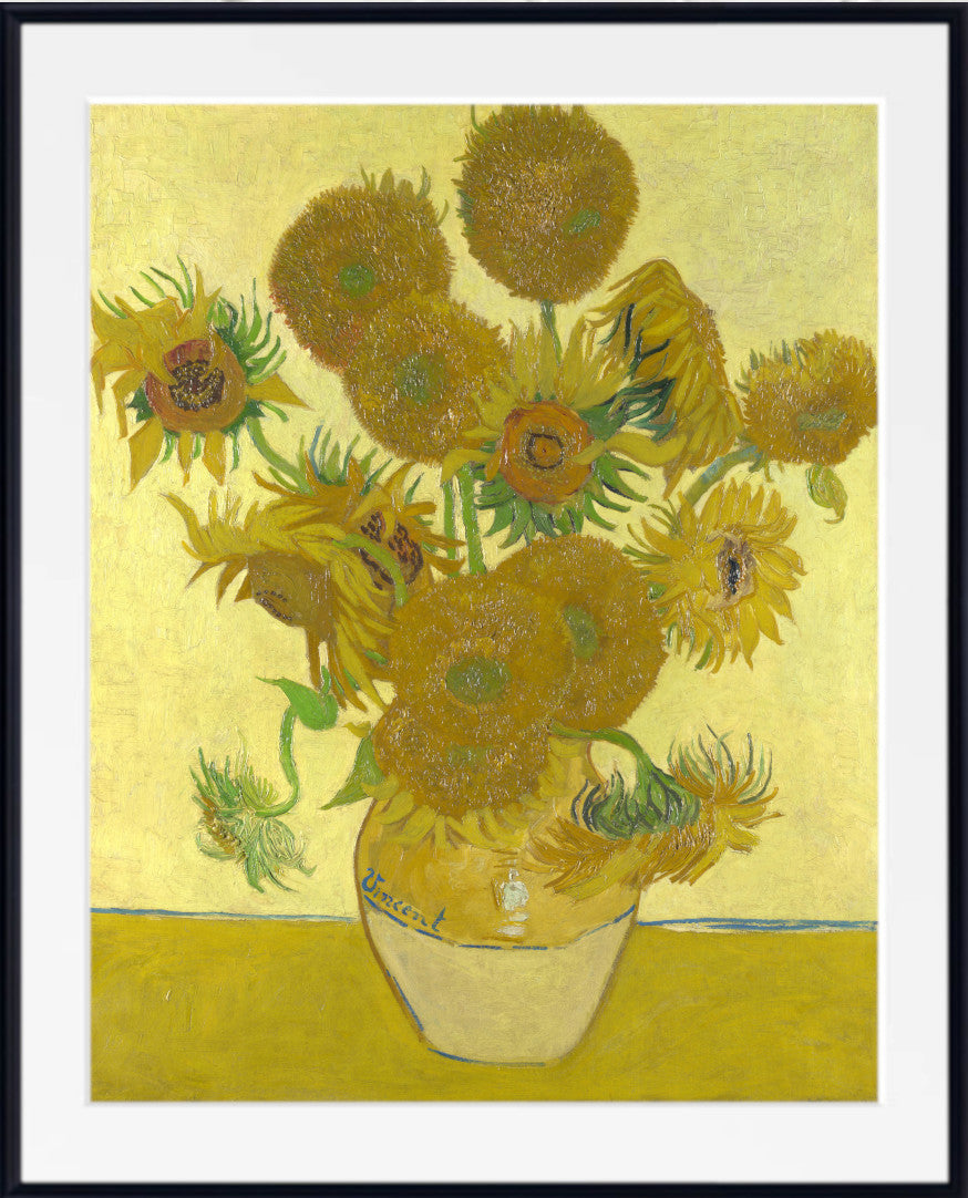 Still Life: Vase with Fourteen Sunflowers (1888), by Vincent van Gogh ...