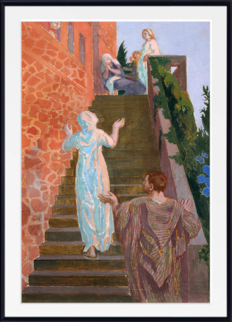 Visitation on the staircase of ‘Silencio’ (1921) by Maurice Denis