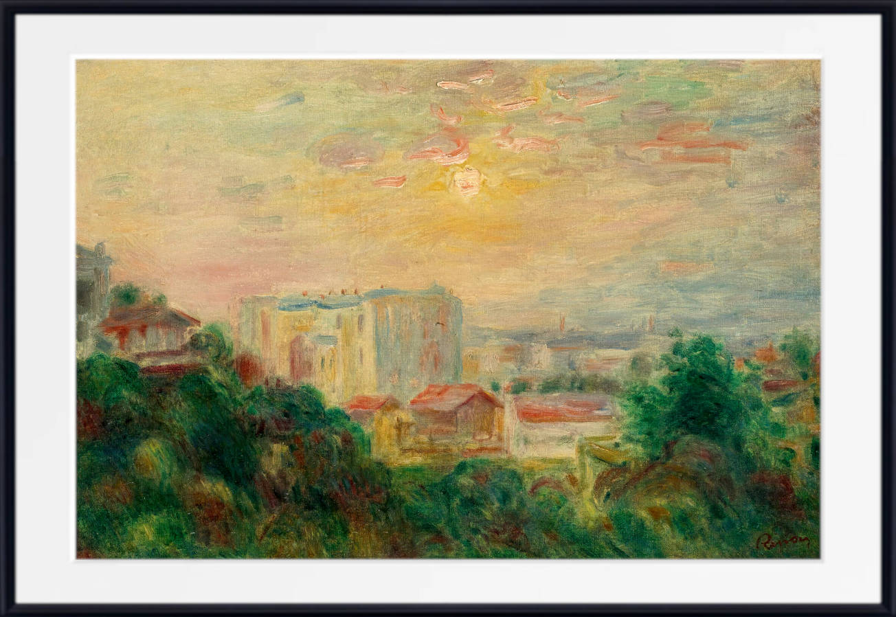 Renoir Print, Vue De Montmartre (1885)