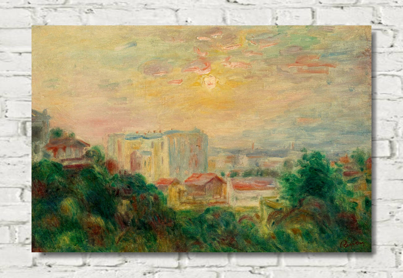 Renoir Print, Vue De Montmartre (1885)