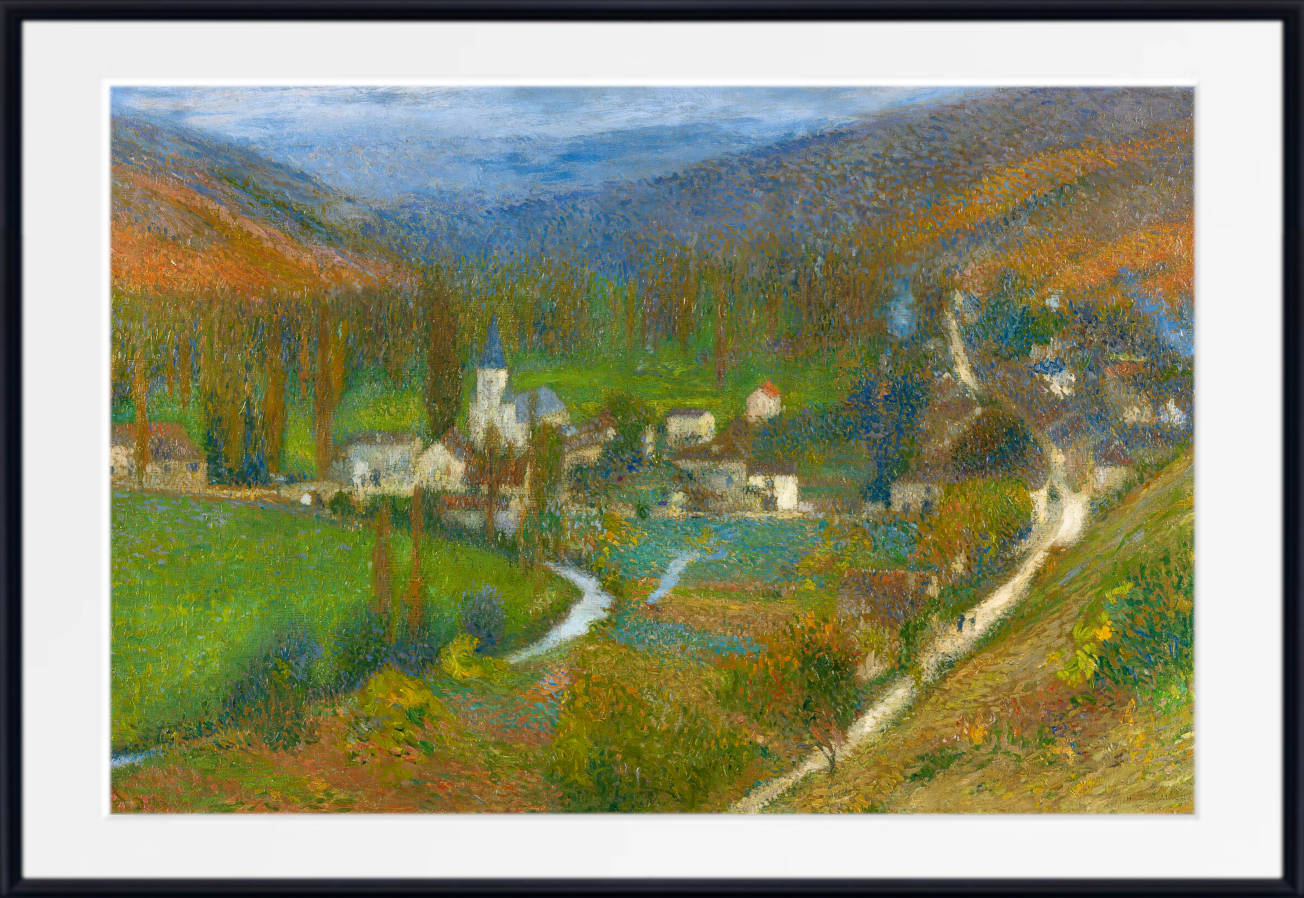 Henri Martin Print, Labastide-Du-Vert from Marquayrol Park 