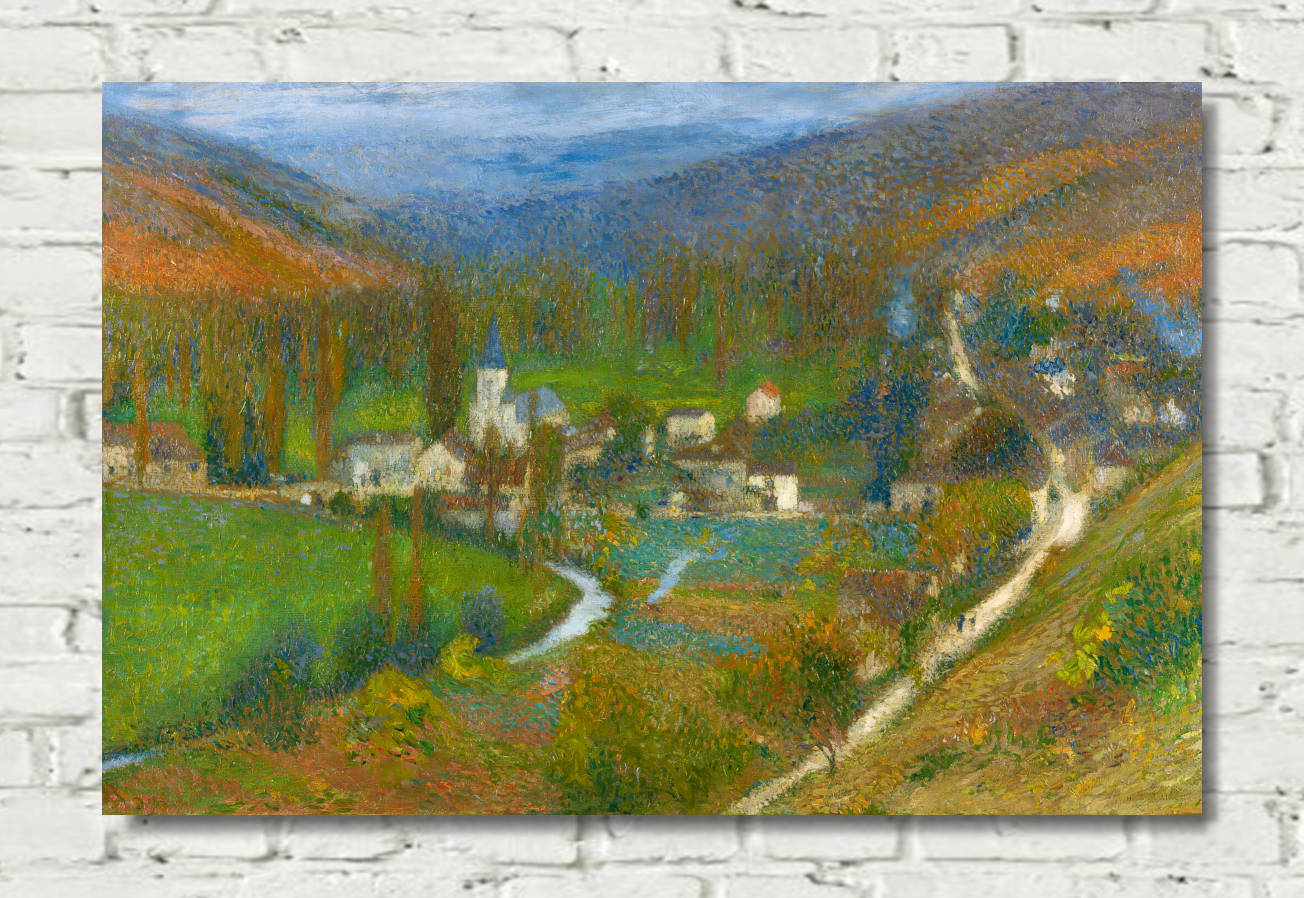 Henri Martin Print, Labastide-Du-Vert from Marquayrol Park 