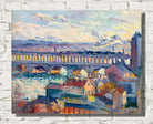 Maximilien Luce Print, View of the Auteuil Viaduct (1905)