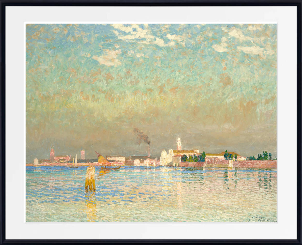 Emile Claus Print, View of Murano, Venice (1906)