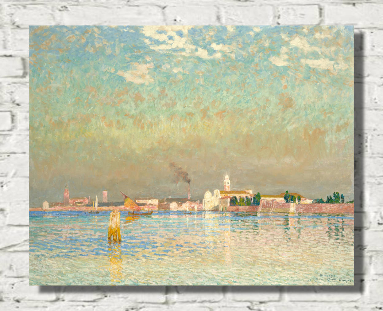 Emile Claus Print, View of Murano, Venice (1906)