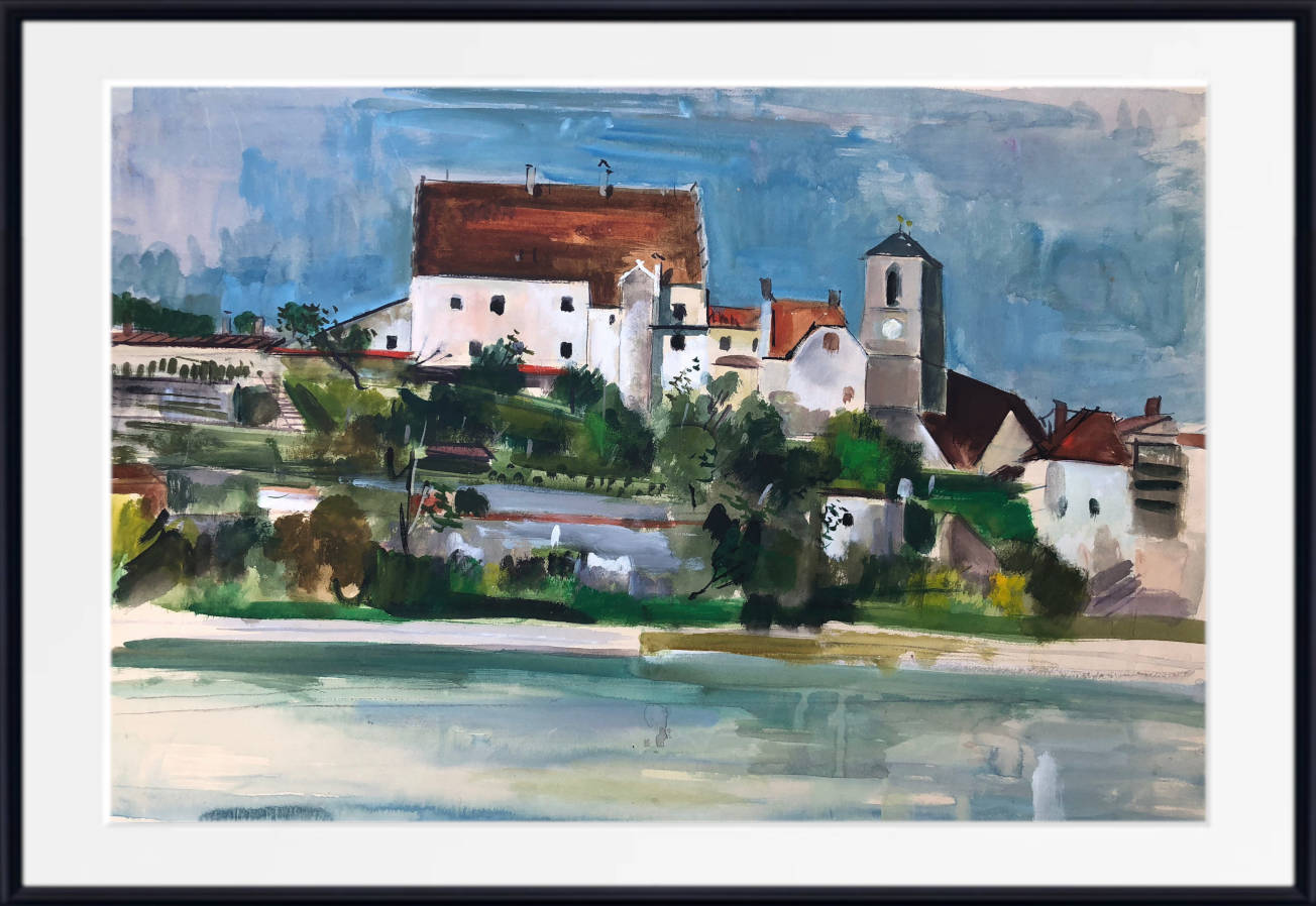 Otto Geigenberger Print, Wasserburg am Inn – view of the castle