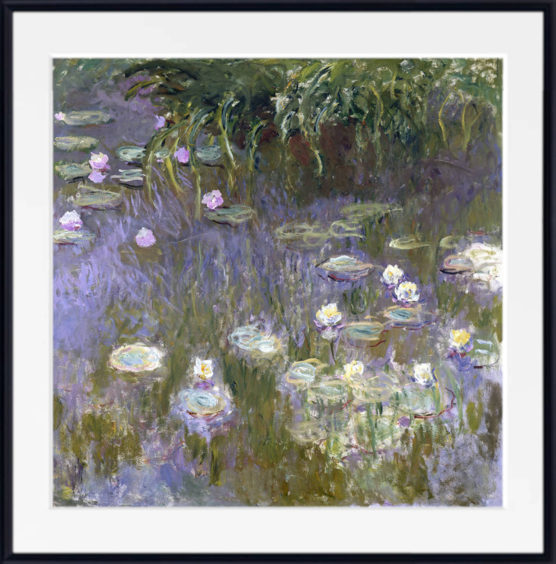 Water Lilies, Claude Monet Print (1922)