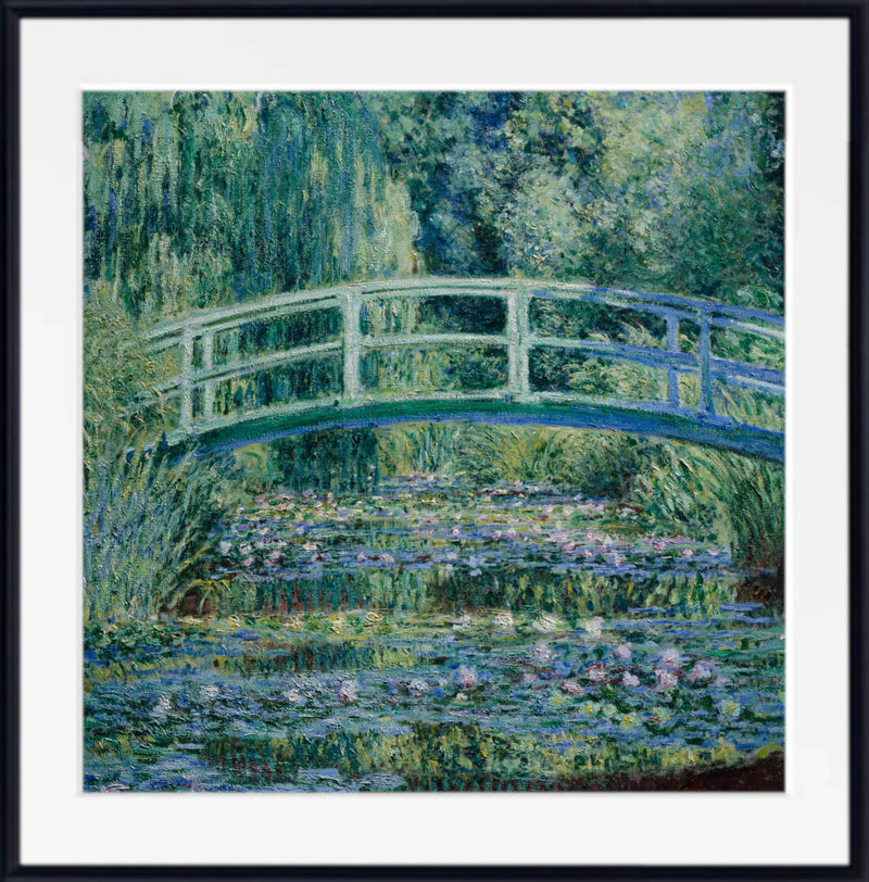 Water Lilies and Japanese Bridge by Claude Monet framed print