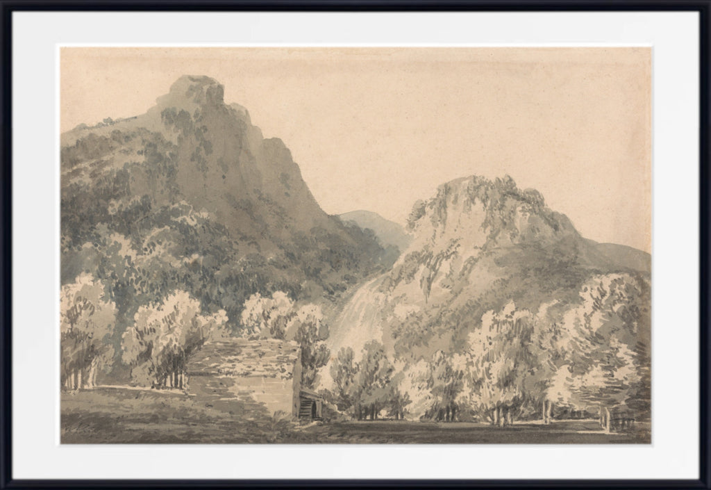 Waterfall of Lodore, Cumberland by William Turner