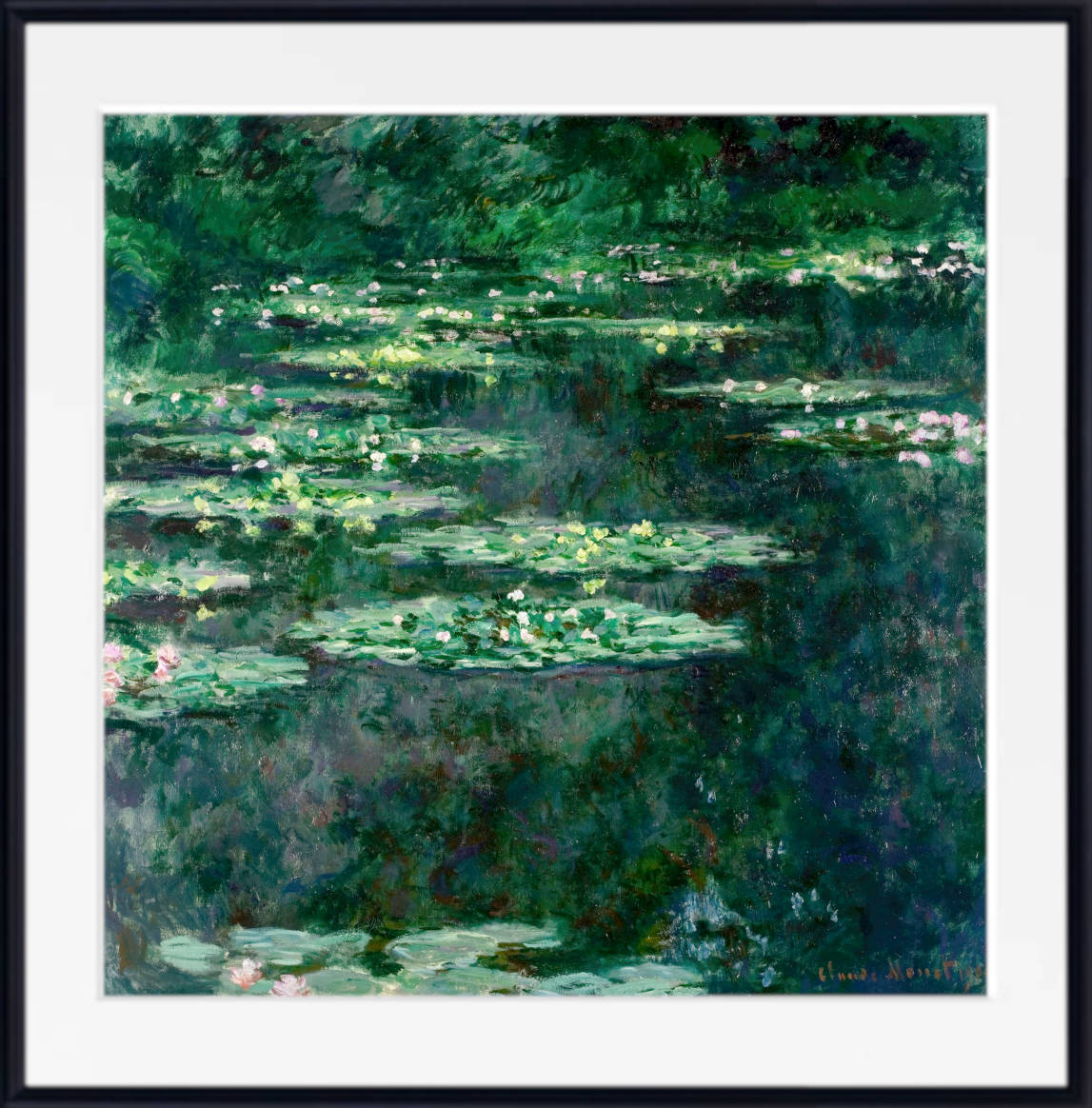 Waterlilies (1904), Claude Monet Impressionist Art Print