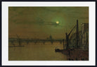 John Atkinson Grimshaw Print: Waterloo Bridge, London, looking east (1883)