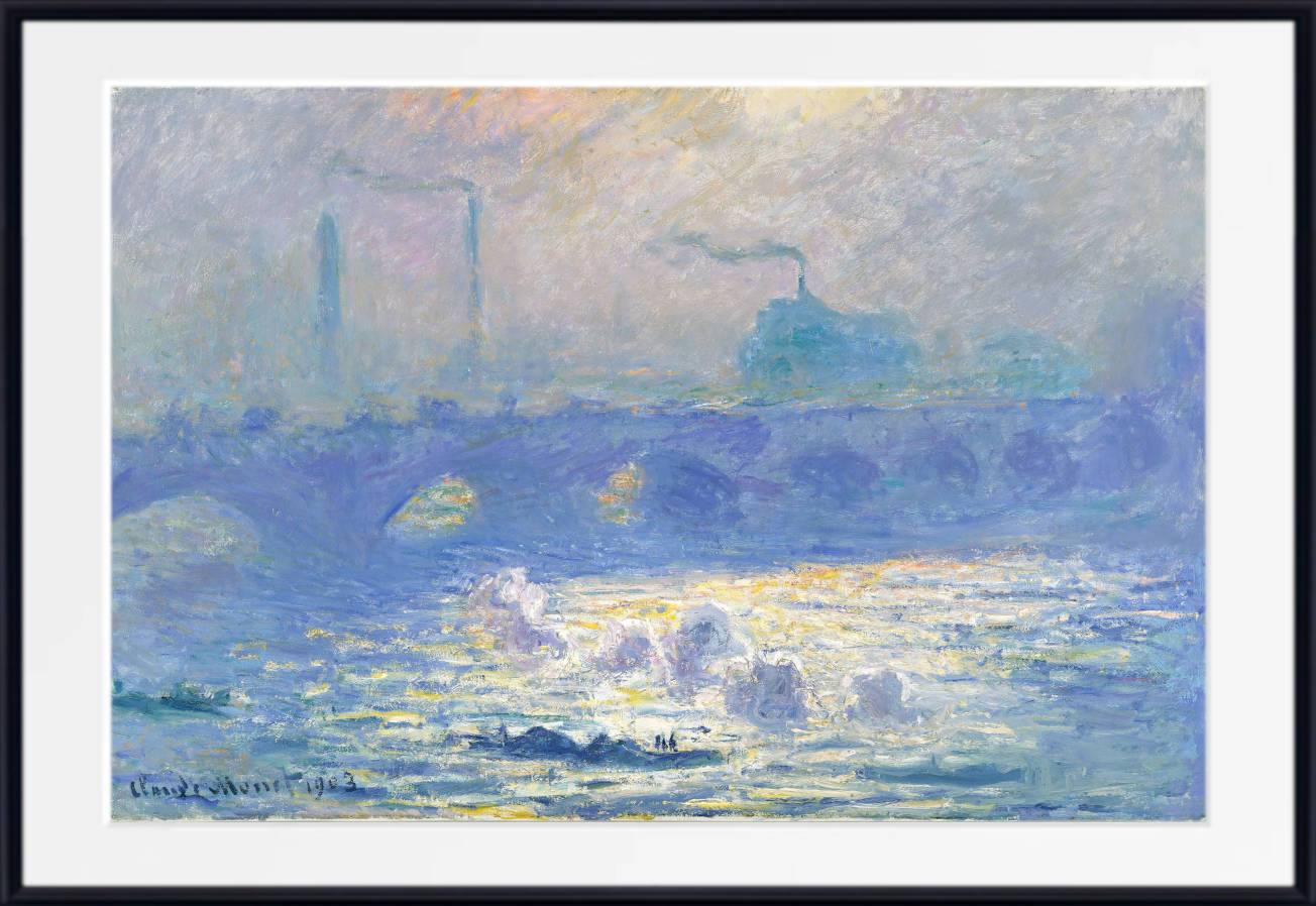 Claude Monet Print, Waterloo Bridge