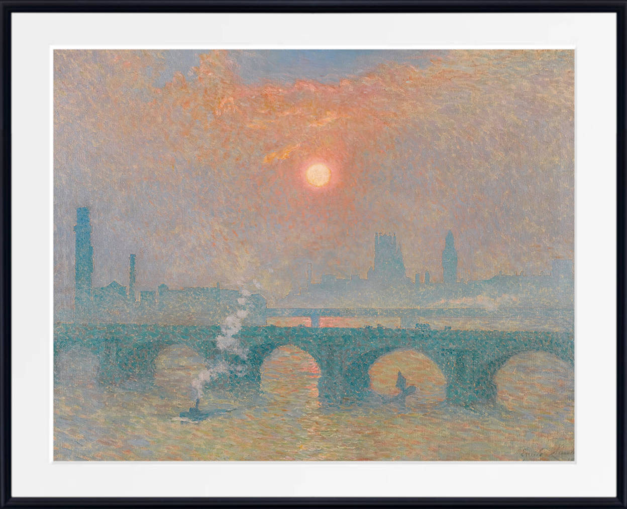 Waterloo Bridge, London, Emile Claus, Belgian Luminsm