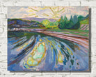 Edvard Munch Fine Art Print, Waves Against The Shore (1911)