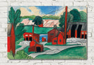 Oscar Bluemner Print, West Quincy