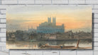 David Cox Print, Westminster from Lambeth (circa 1813)