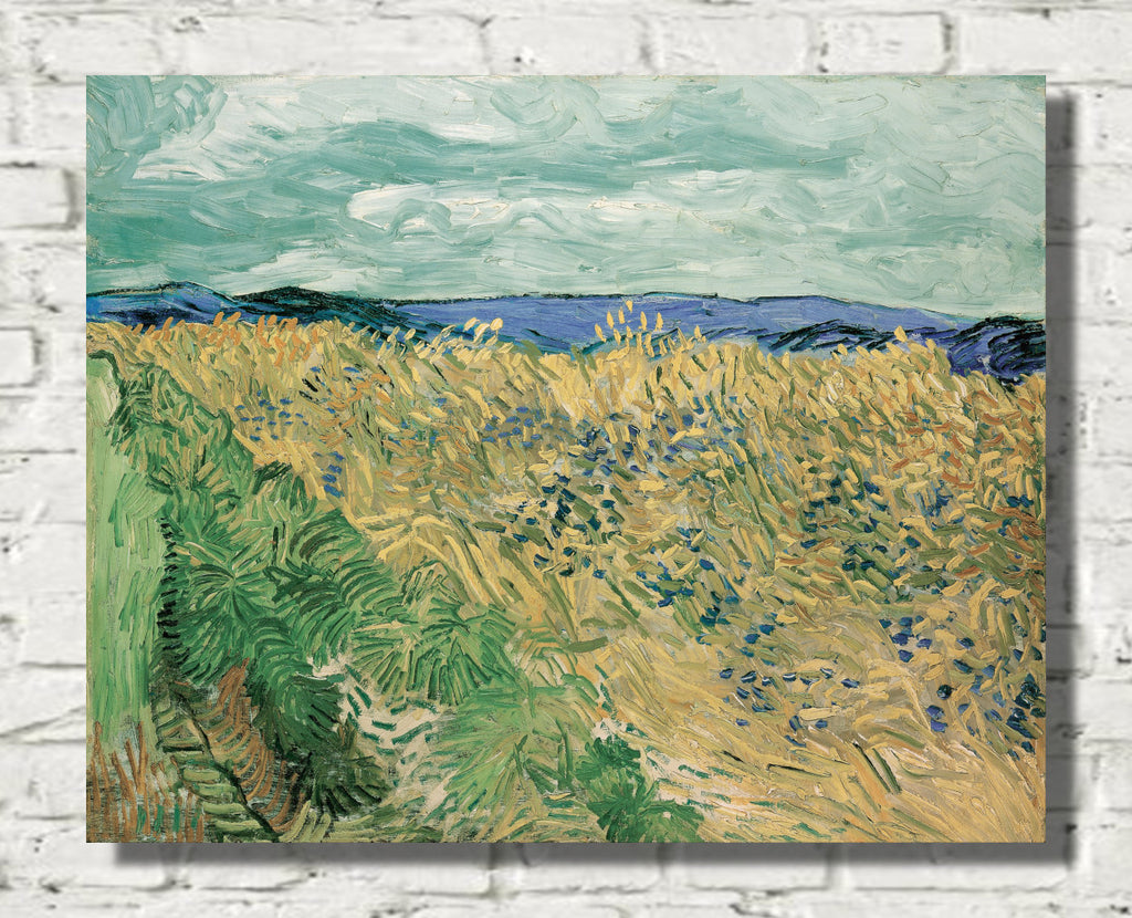 Wheatfield With Cornflowers (1890) by Vincent van Gogh