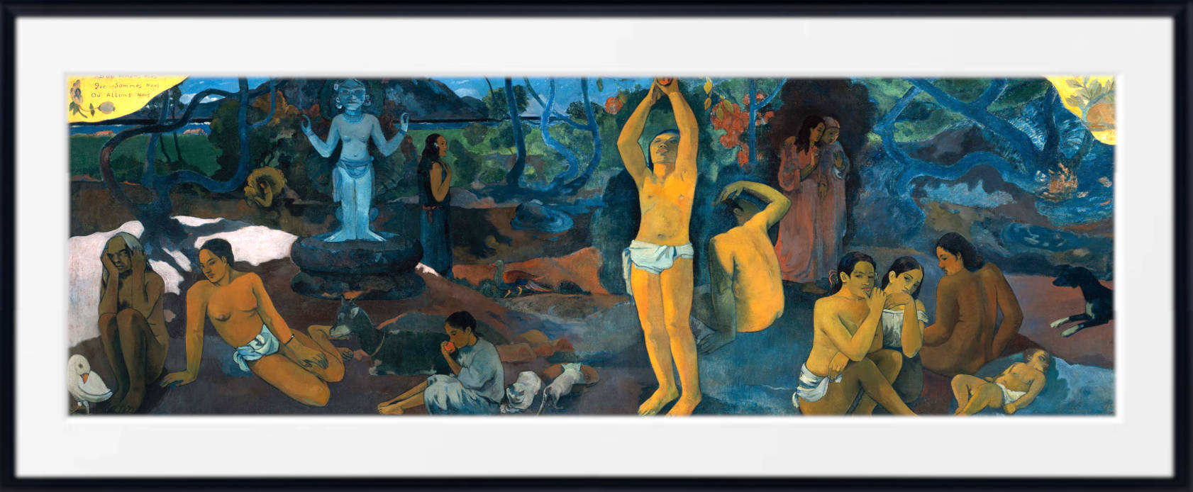 Paul Gauguin Print, Where Do We Come From What Are We Where Are We Going