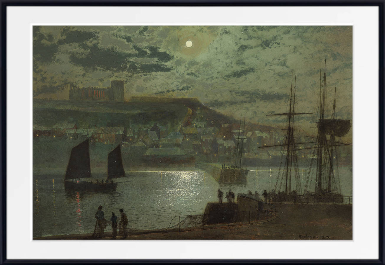 John Atkinson Grimshaw Fine Art Print: Whitby Harbour