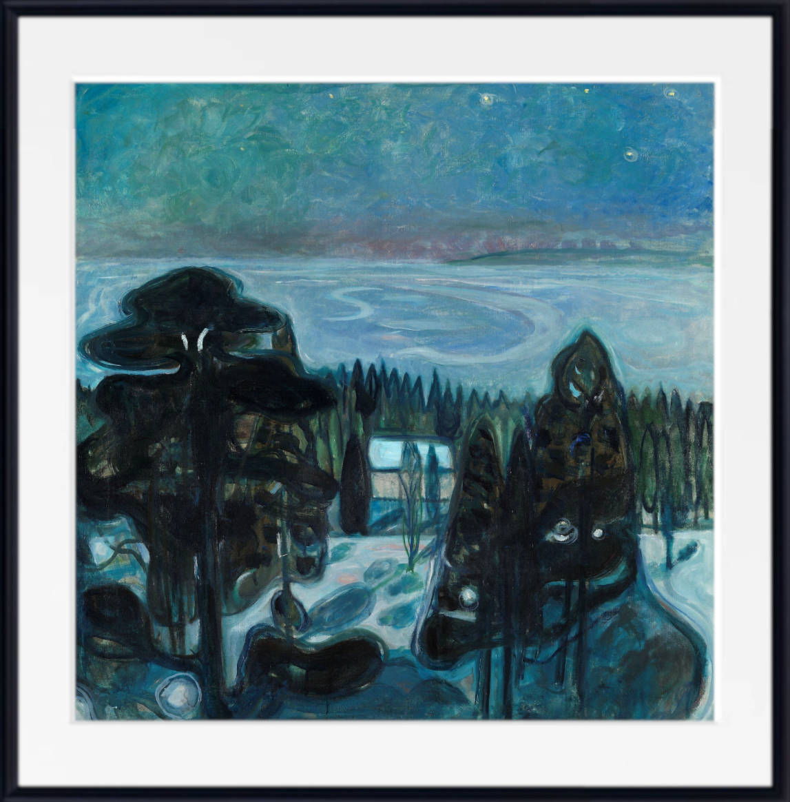 Edvard Munch Fine Art Print, White Night (1900)