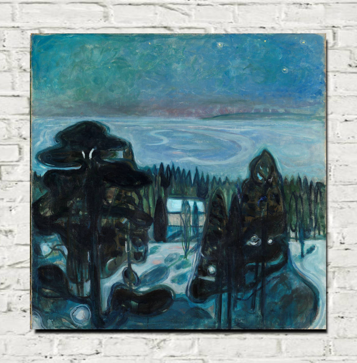 Edvard Munch Fine Art Print, White Night (1900)