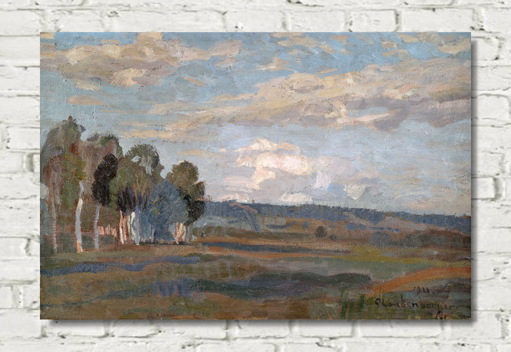 Wide summer landscape (1911) by Christian Landenberger