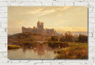 Alfred de Bréanski Print, Windsor Castle at sunset (1897)