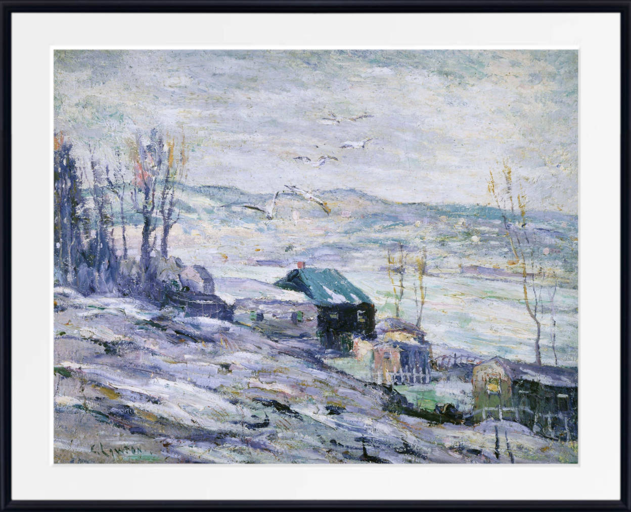 Windy Day, Bronx River, Ernest Lawson Fine Art Print