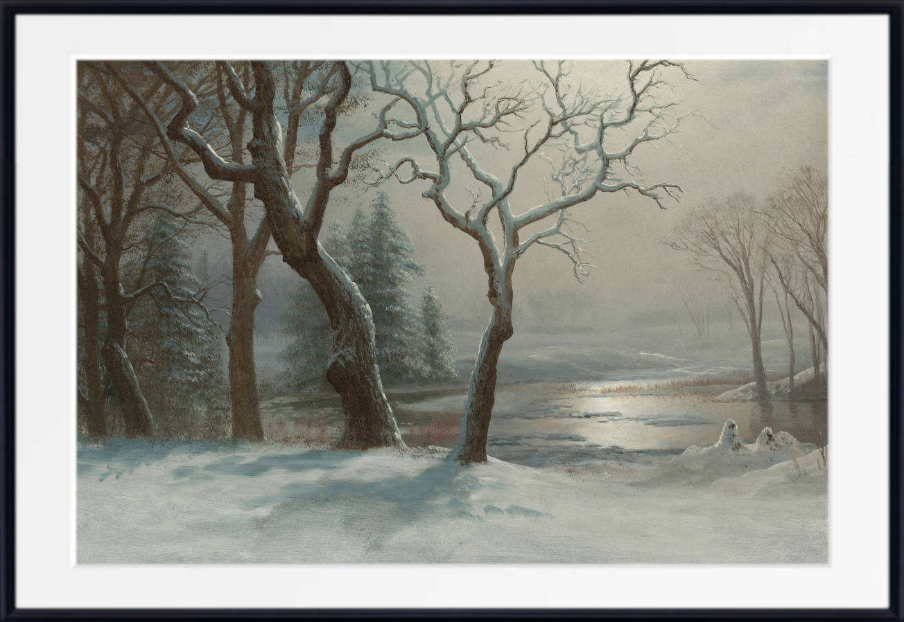 Albert Bierstadt Print : Winter In Yosemite