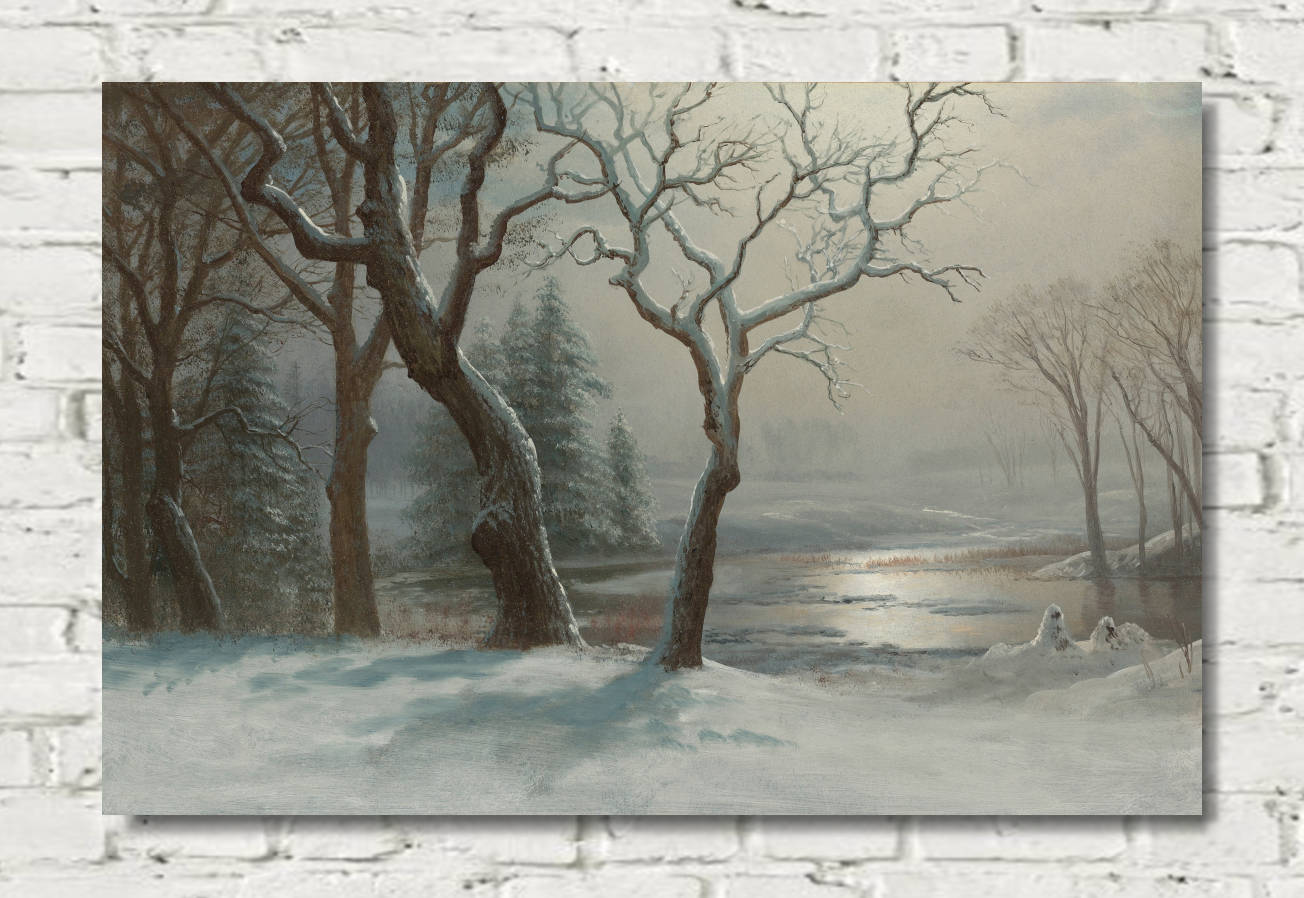 Albert Bierstadt Print : Winter In Yosemite