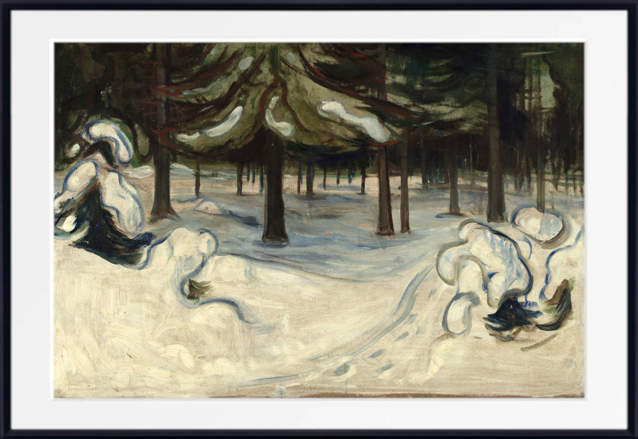 Edvard Munch Fine Art Print, Winter (1899)