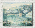 Ernest Lawson Print, Winter, Spuyten Duyvil (circa 1908)