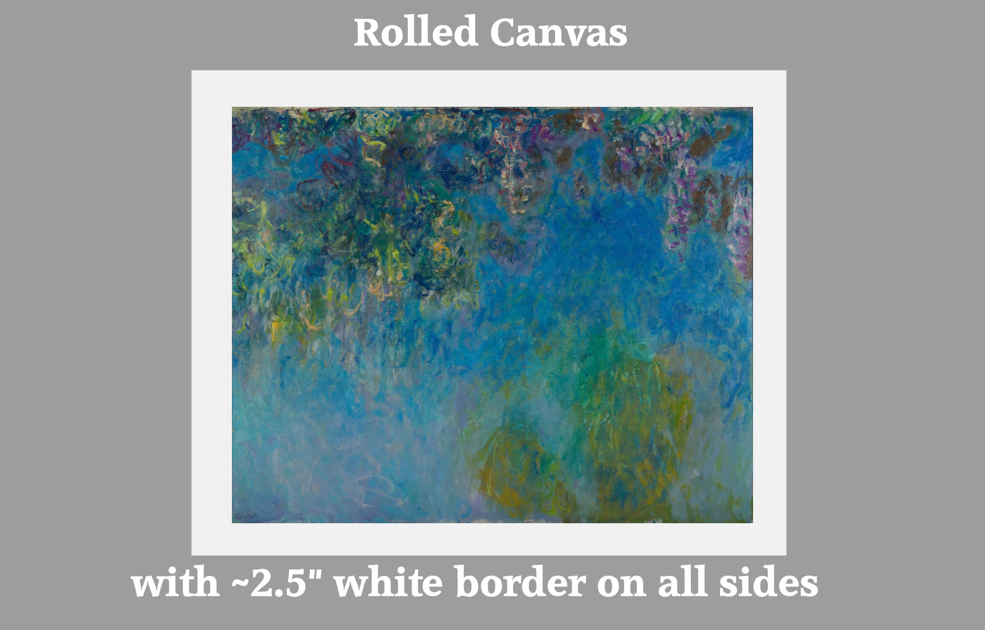 Wisteria (c1925) - Claude Monet Prints