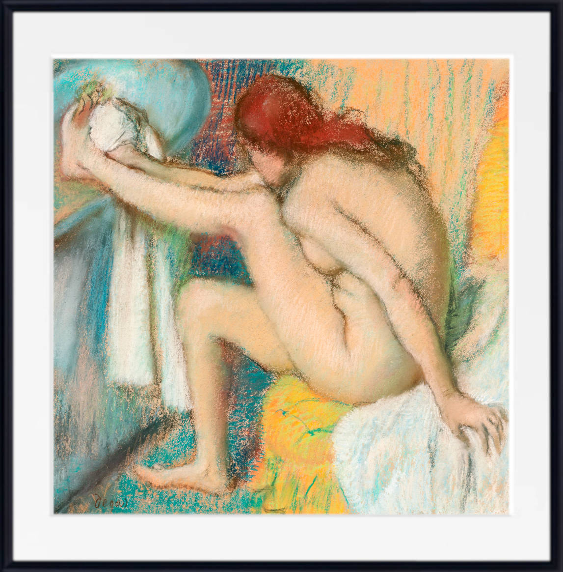 Edgar Degas, French Fine Art Print :  Woman Drying Her Foot