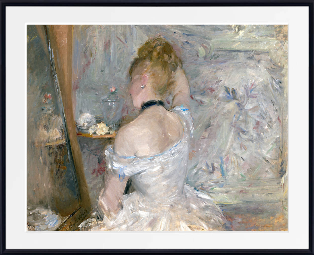 Berthe Morisot, French Fine Art Print : Woman at Her Toilette